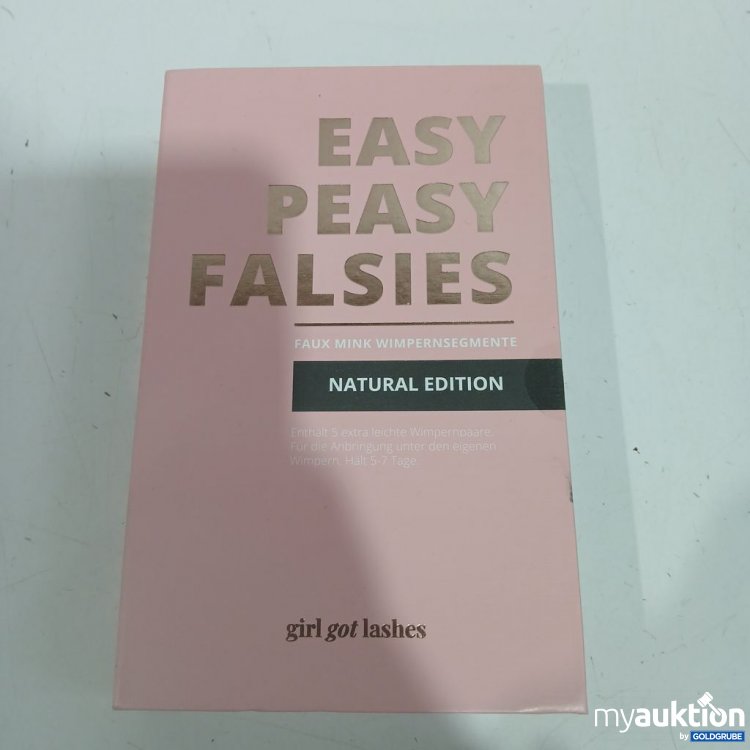 Artikel Nr. 918974: girl got lashes Easy Peasy Falsies Faux Mink Wimpernsegmente Natural Edition