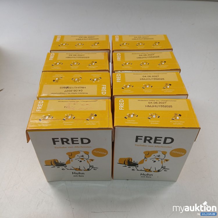 Artikel Nr. 958974: Fred Tierliebe vom Allerfeinsten Junior Huhn mit Reis 8x390g 