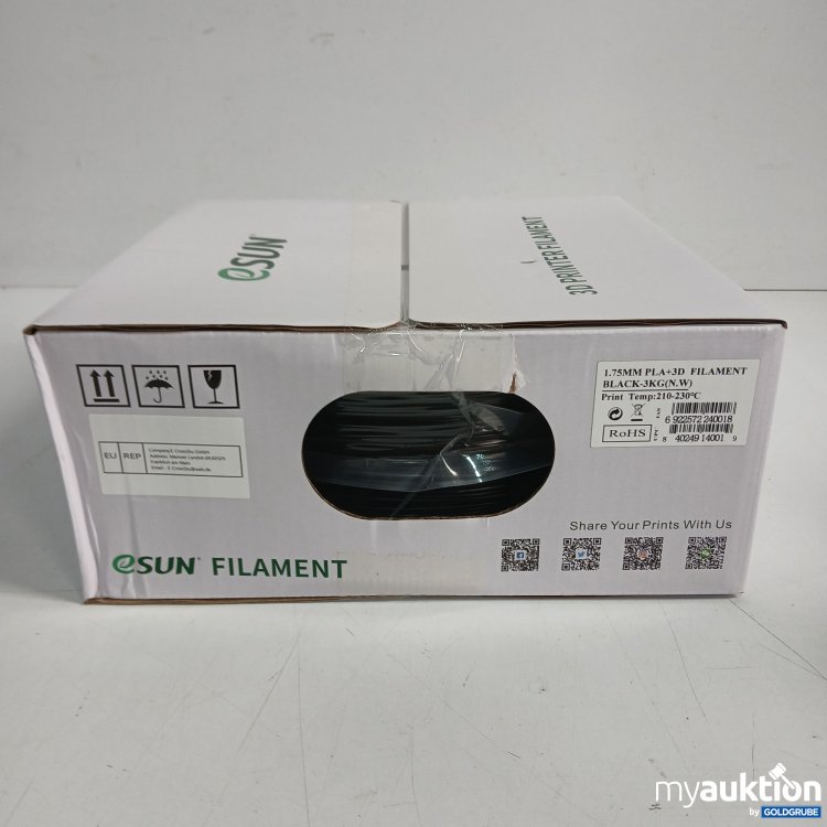 Artikel Nr. 967974: Sun 3D Printer Filament 1.75mm Pla+3D Black 3kg 