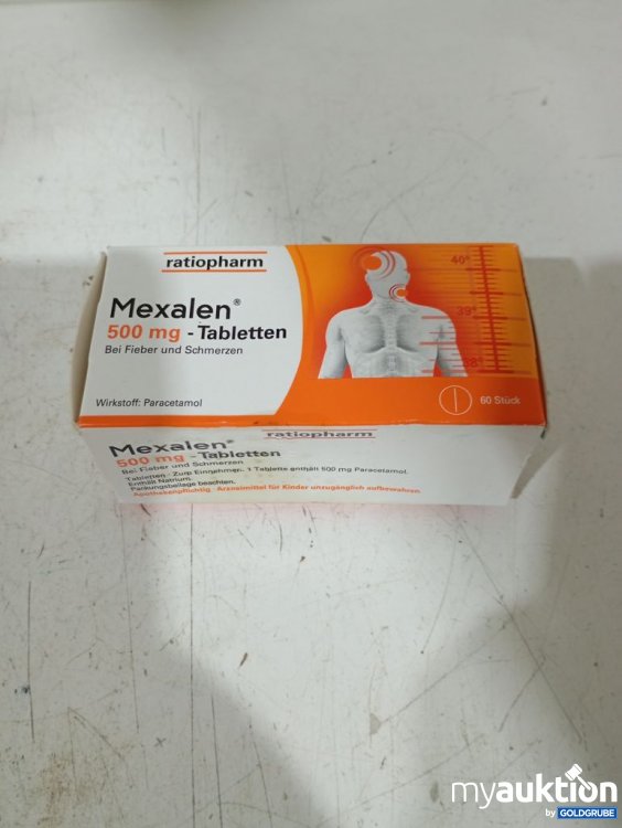 Artikel Nr. 983974 Artikel Nr. 983974: ratio pharm Mexalen 500 mg Tabletten