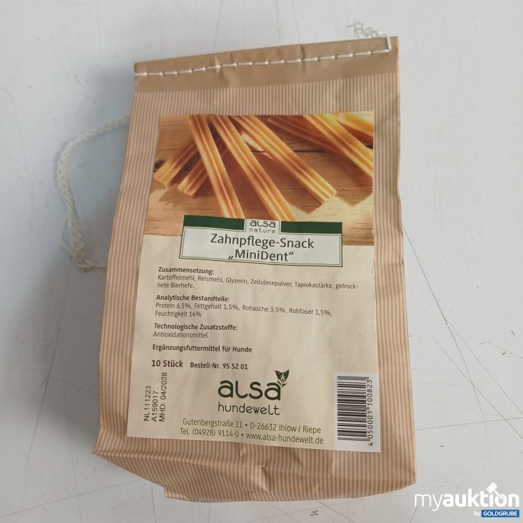 Artikel Nr. 463975: alsa Zahnpflege-Snack MiniDent 10 Stück