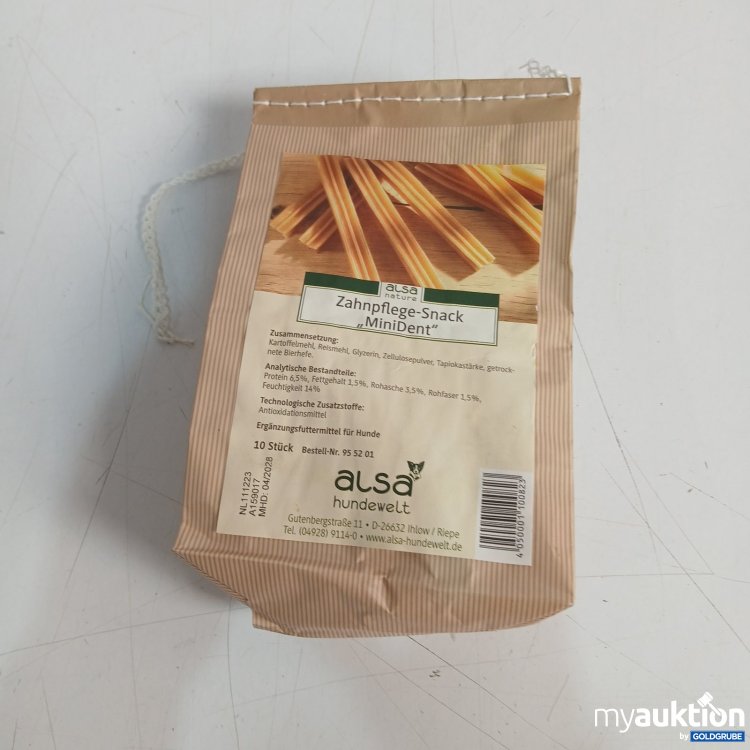 Artikel Nr. 463975: alsa Zahnpflege-Snack MiniDent 10 Stück