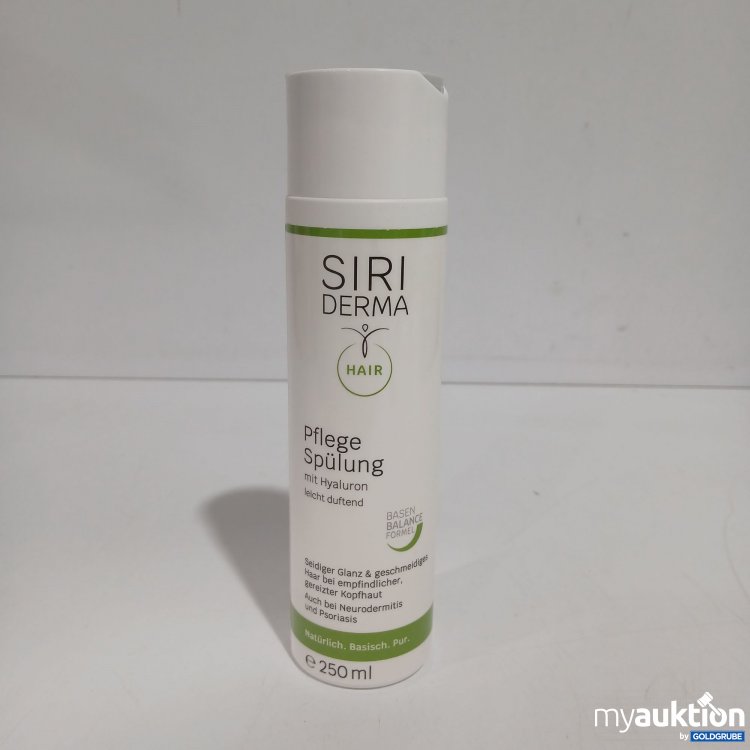 Artikel Nr. 860975 Artikel Nr. 860975: Siri Derma Hair Pflege Spülung mit Hyaluron 250ml