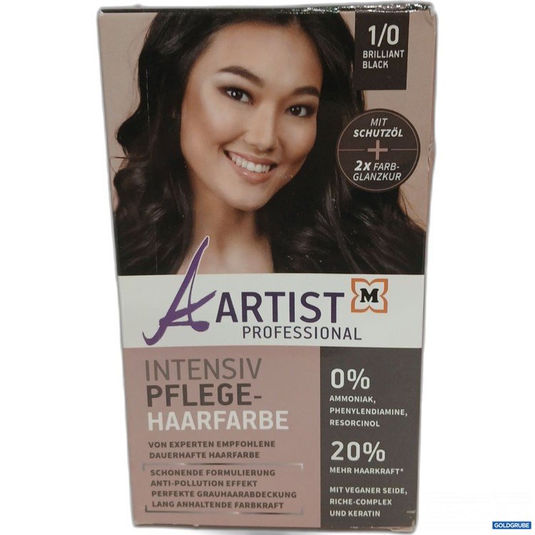 Artikel Nr. 962975 Artikel Nr. 962975: Müller ARTIST Professionnal intensiv Pflege Haarfarbe 1/0 Brilliant Black