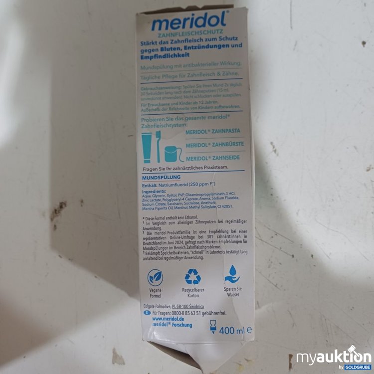 Artikel Nr. 986975 Artikel Nr. 986975: meridol Mundspülung Zahnschutz 400ml