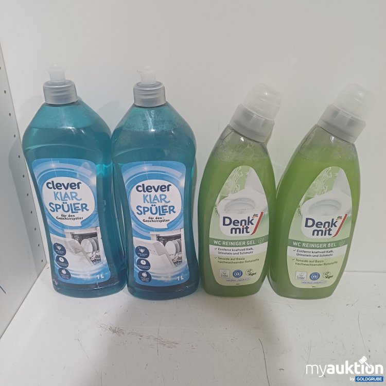 Artikel Nr. 987975 Artikel Nr. 987975: Clever Klarspüler 2x1L & Denkmit WC Reiniger Gel 2x750ml
