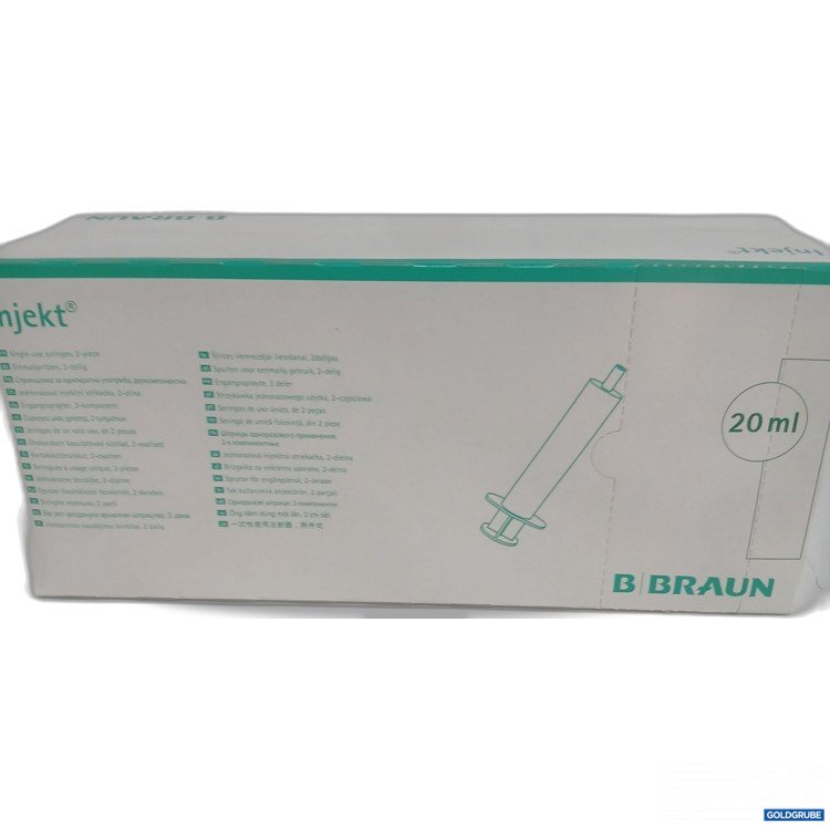 Artikel Nr. 991975 Artikel Nr. 991975: Braun 2 Teilige Einmalspritze Injekt Solo 20ml
