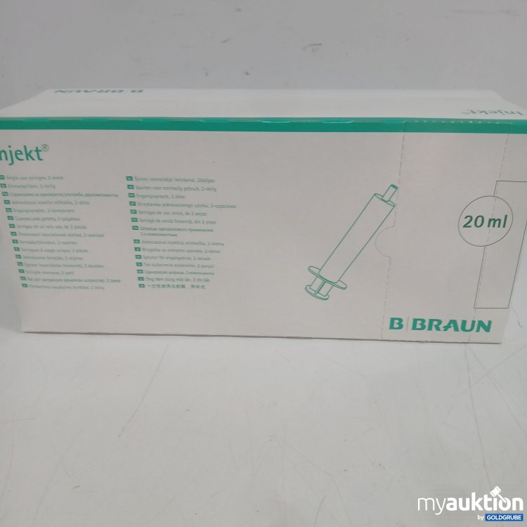 Artikel Nr. 991975 Artikel Nr. 991975: Braun 2 Teilige Einmalspritze Injekt Solo 20ml