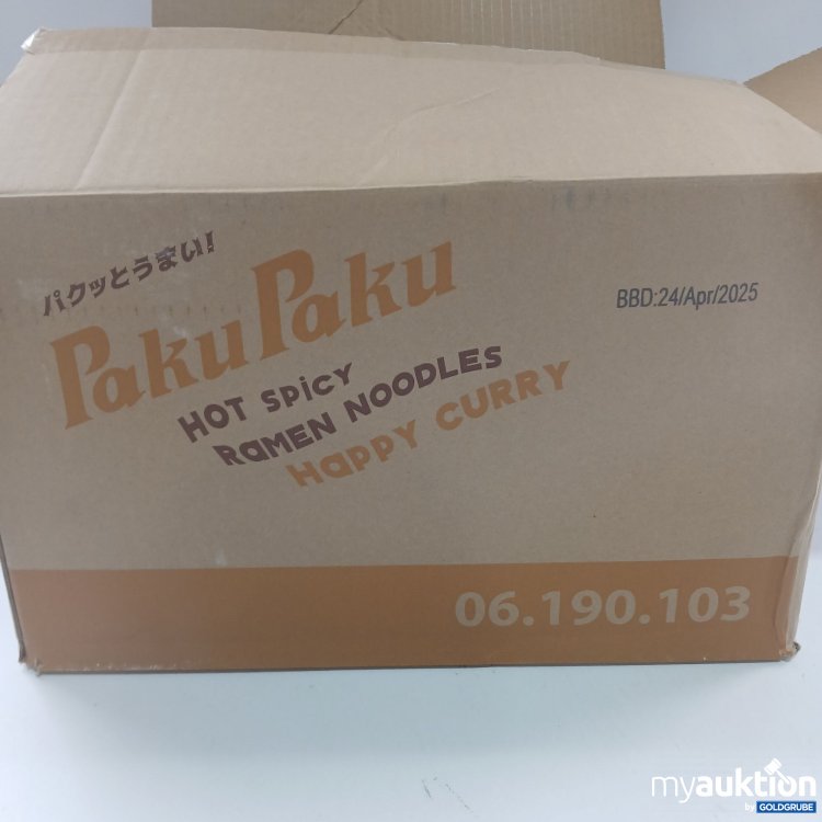 Artikel Nr. 361976 Artikel Nr. 361976: Paket Paku Hot Spicy Ramen Noodles Happy Curry