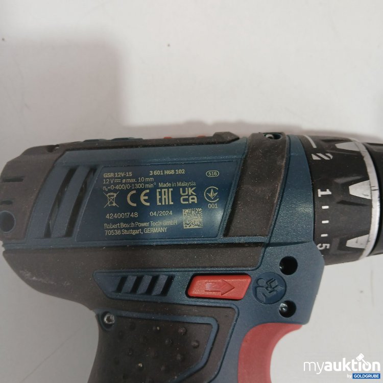 Artikel Nr. 439976 Artikel Nr. 439976: Bosch Professional GSR 12V -15 laut Foto