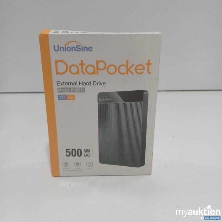 Artikel Nr. 853976 Artikel Nr. 853976: UnionSine DataPocket External Hard Drive HD2510 500GB