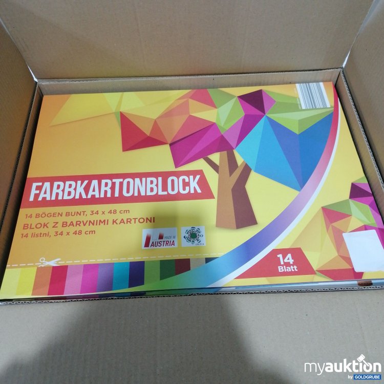 Artikel Nr. 915976:  Farbkartonblock je 14Bögen