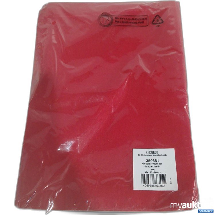 Artikel Nr. 993976 Artikel Nr. 993976: Redbest Geschirrtuch 3er Seattle rot 50x70cm
