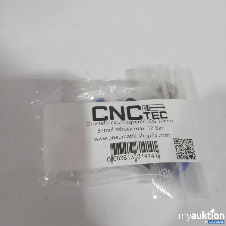 Artikel Nr. 812977 Artikel Nr. 812977: CNC Drosselrückschlagventil IQS 10mm