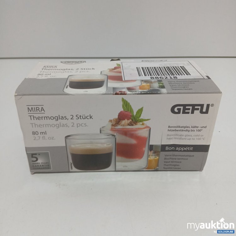 Artikel Nr. 839977: Gefu Thermoglas, 2 Stück 80ml