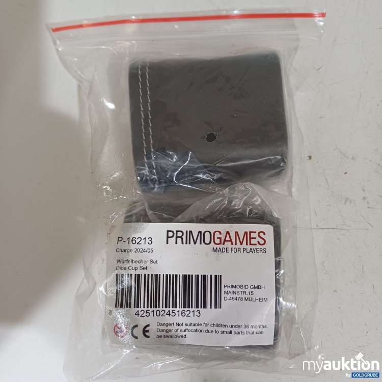 Artikel Nr. 931977 Artikel Nr. 931977: Primogames Kunstleder Würfelbecher 2er-Set, Schwarz