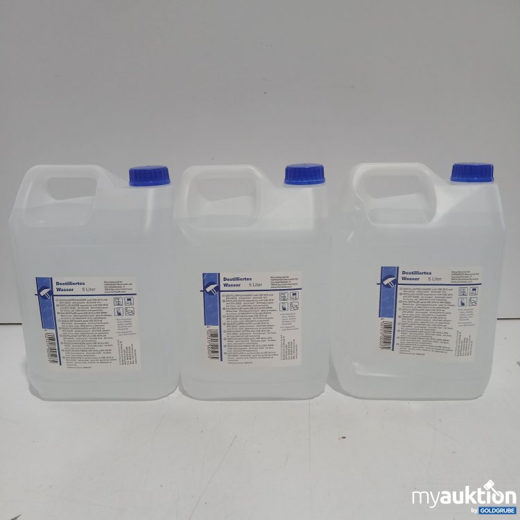 Artikel Nr. 957977: Hornbach Destilliertes Wasser 3x5l 