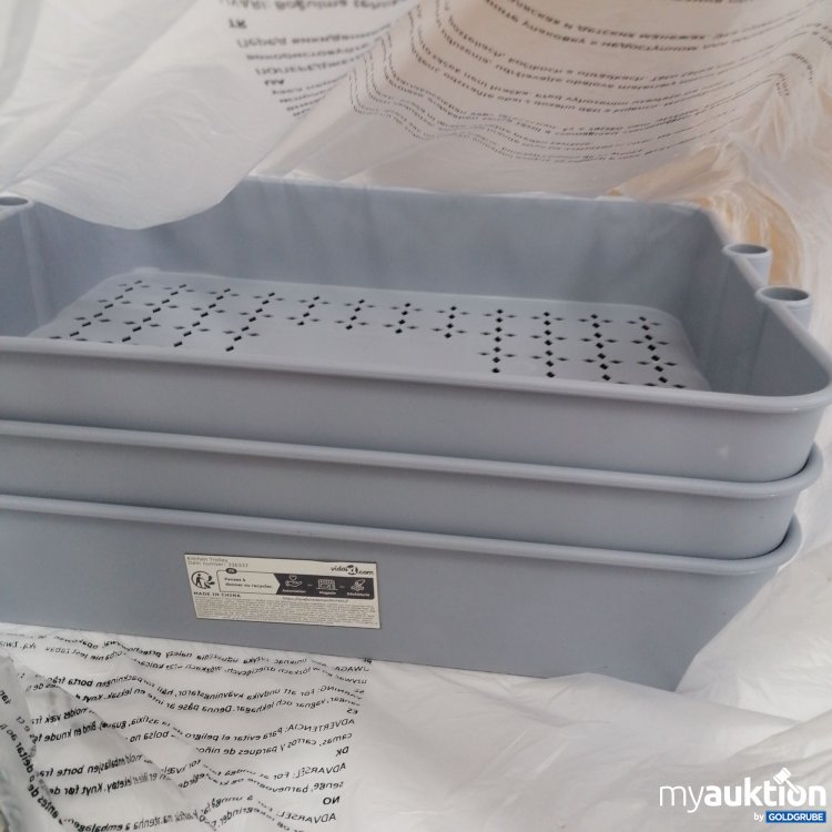 Artikel Nr. 438978: Vidaxl Regal Plastik 3 Fächer, 40 cm breit 