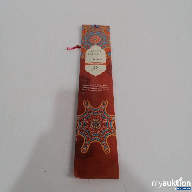 Artikel Nr. 856978: Indian Folklore Agarbatti Nag Champa 20 Incense Sticks
