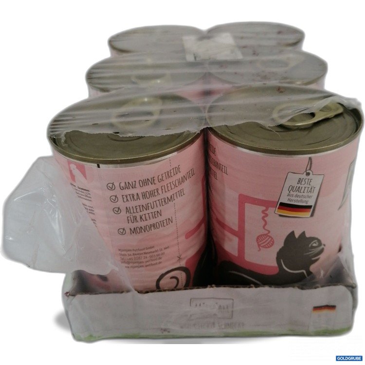 Artikel Nr. 885978: Mjammjam Kitten Huhn mit Lachsöl 6x400g