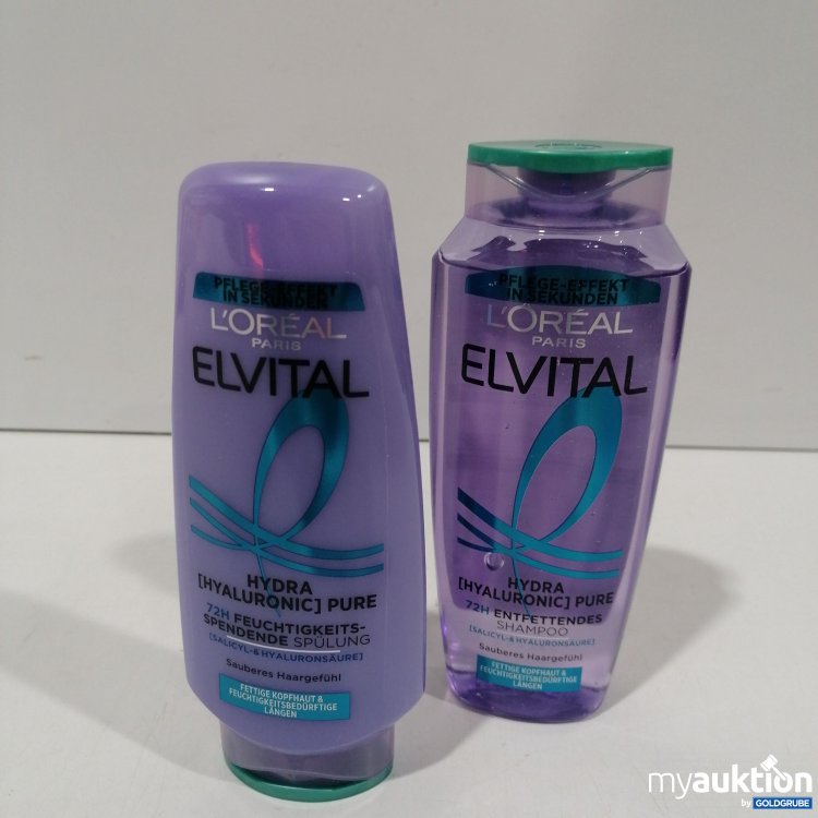 Artikel Nr. 890978: L'oreal Paris Elvital Shampoo & Spülung Hydra Pure 1x20pml 1x250ml