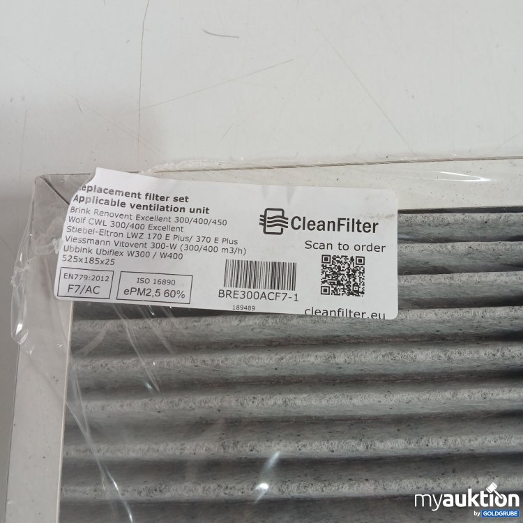 Artikel Nr. 956978: CleanFilter Replacement filter Set