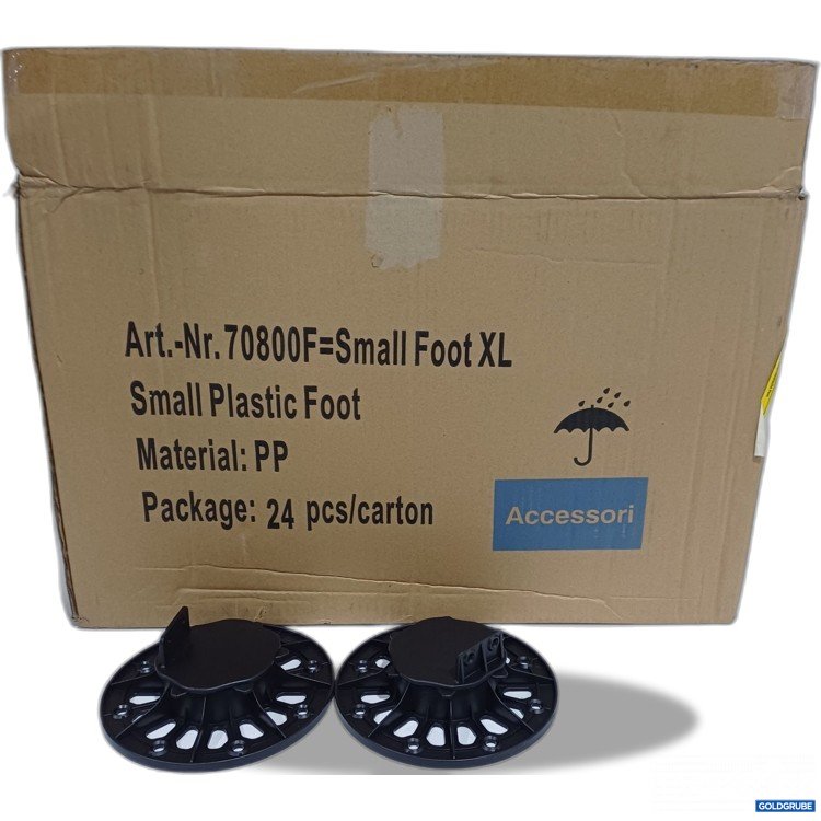 Artikel Nr. 960978: Small Plastic Foot XL 70800F 24Stk 
