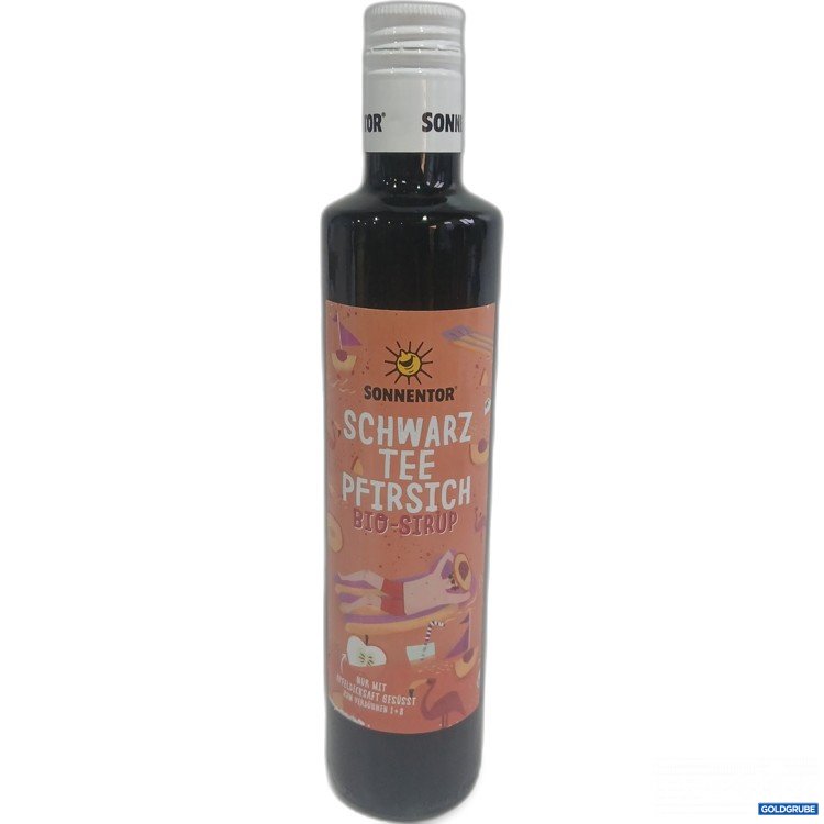 Artikel Nr. 969978 Artikel Nr. 969978: Sonnentor Schwarz Tee Pfirsich Bio-Sirup 500ml