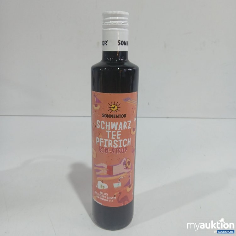 Artikel Nr. 969978 Artikel Nr. 969978: Sonnentor Schwarz Tee Pfirsich Bio-Sirup 500ml