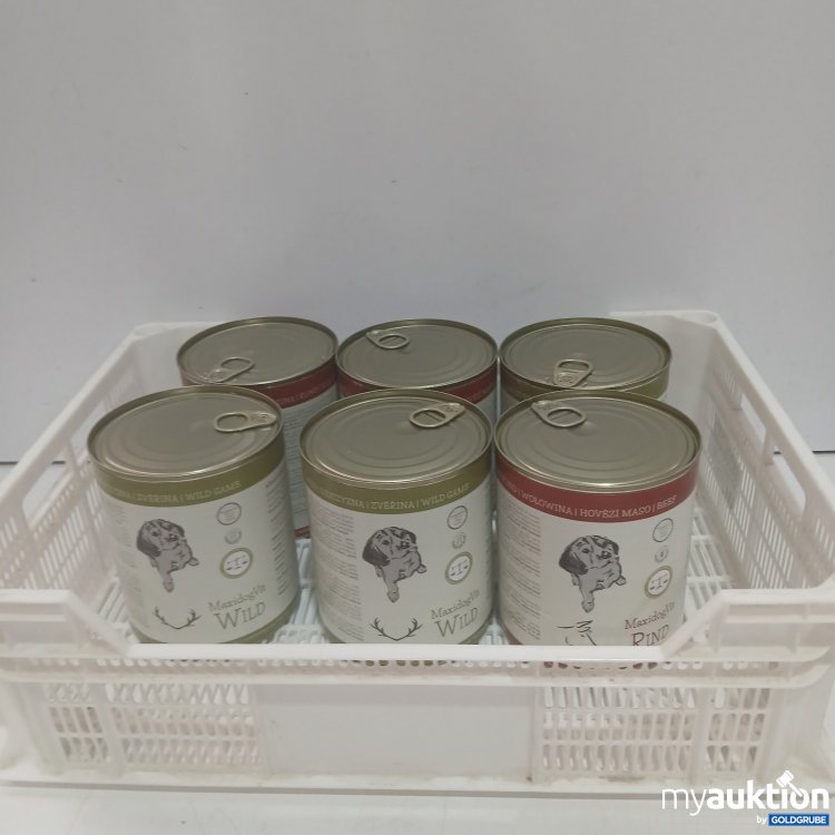 Artikel Nr. 478979 Artikel Nr. 478979: MaxidogVet 3x wild 3x Rind 6x800g