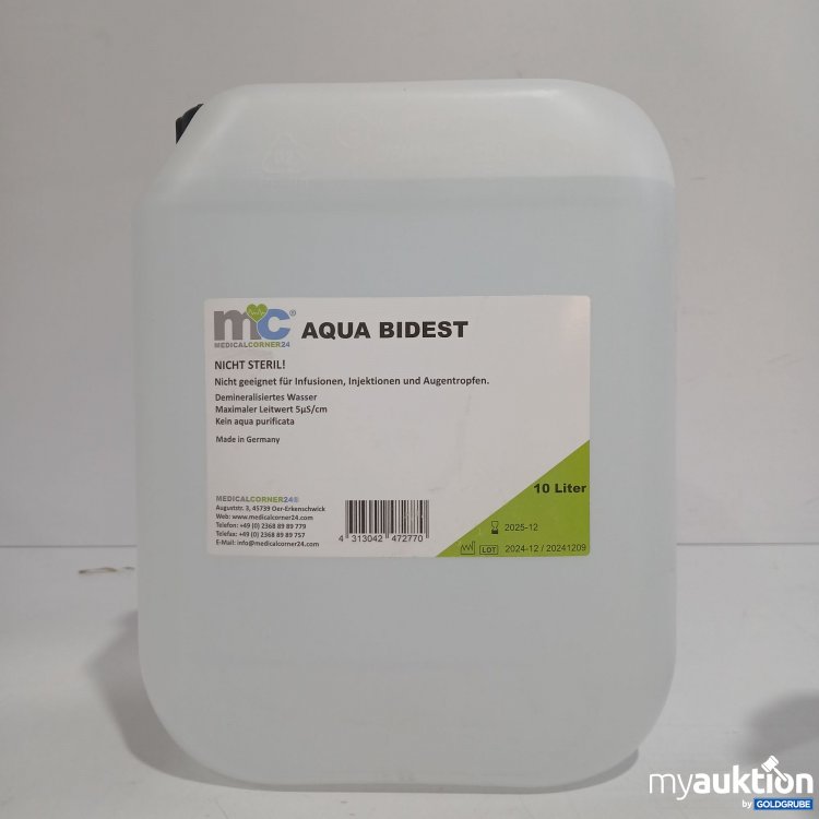 Artikel Nr. 857979 Artikel Nr. 857979: Aqua Bidest 10L