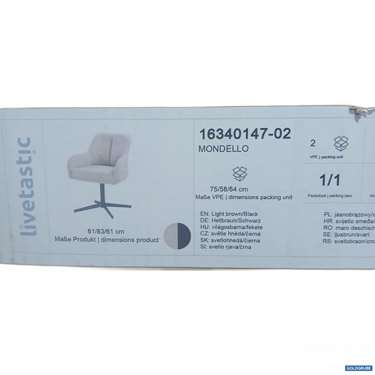 Artikel Nr. 881979 Artikel Nr. 881979: Livetastic Mondello Stühle light-brown 16340147-02 2Stk