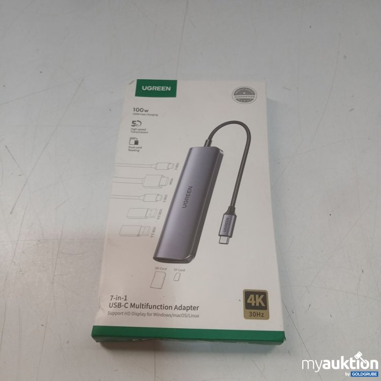 Artikel Nr. 929979: UGREEN 7-in-1 USB-C Multifunction Adapter 100W