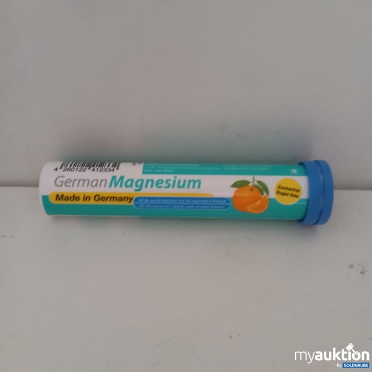 Artikel Nr. 932979 Artikel Nr. 932979: TD Pharma German Magnesium Brausetabletten 5x86g Orange
