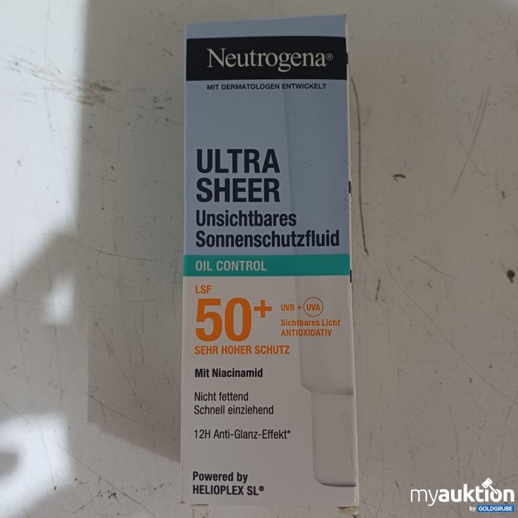 Artikel Nr. 986979 Artikel Nr. 986979: Neutrogena Ultra Sheer Unsichtbares Sonnenschutzfluid LSF 50+ 50ml