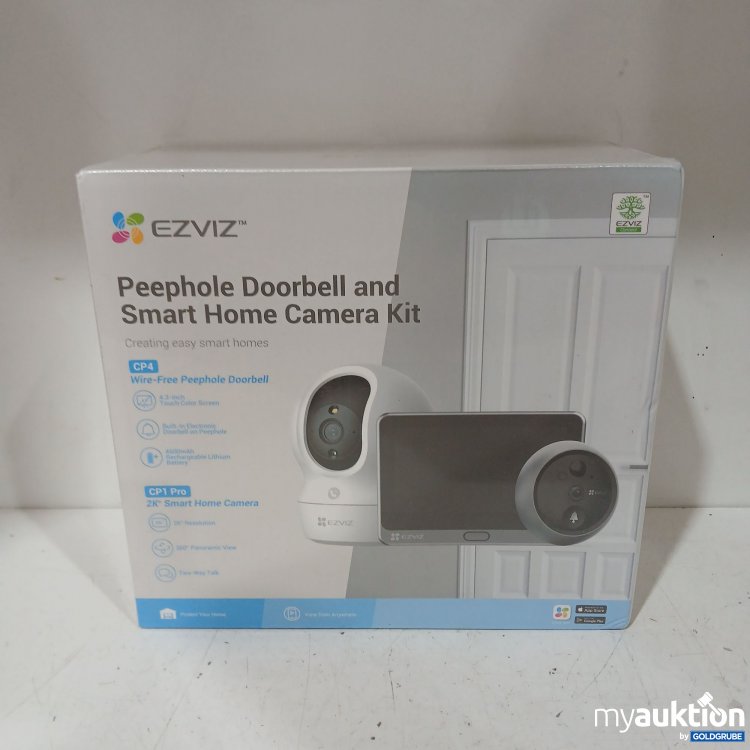 Artikel Nr. 988979 Artikel Nr. 988979: Ezviz Peephole Doorbell and Smart Home Camera kit