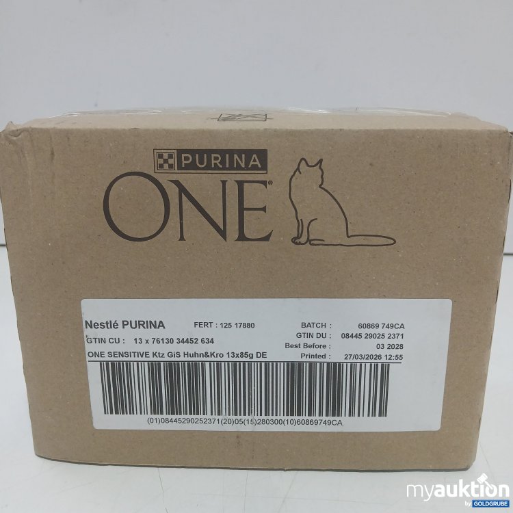 Artikel Nr. 996979 Artikel Nr. 996979: Purina one Sensitive Ktz Gis Huhn&Kro 13x85g
