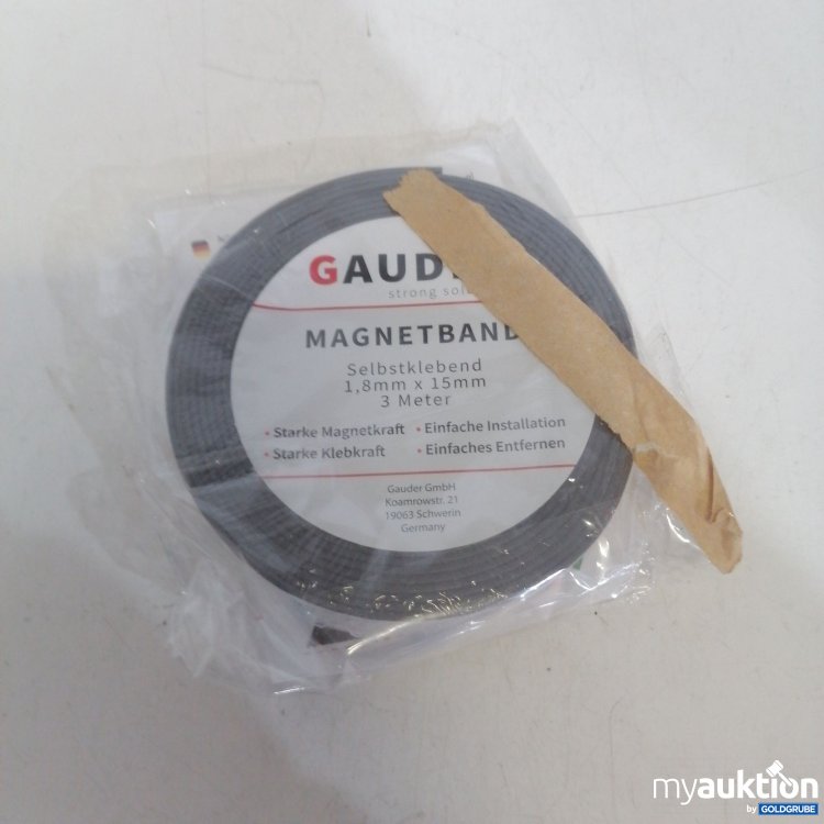 Artikel Nr. 349980: Gauder Magnetband 1,8mm x 15mm 3m