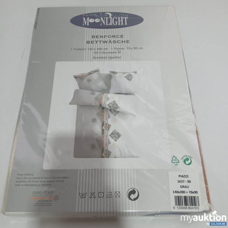 Artikel Nr. 398980: Moonlight Renforce Bettwäsche Set 140x200+70x90cm