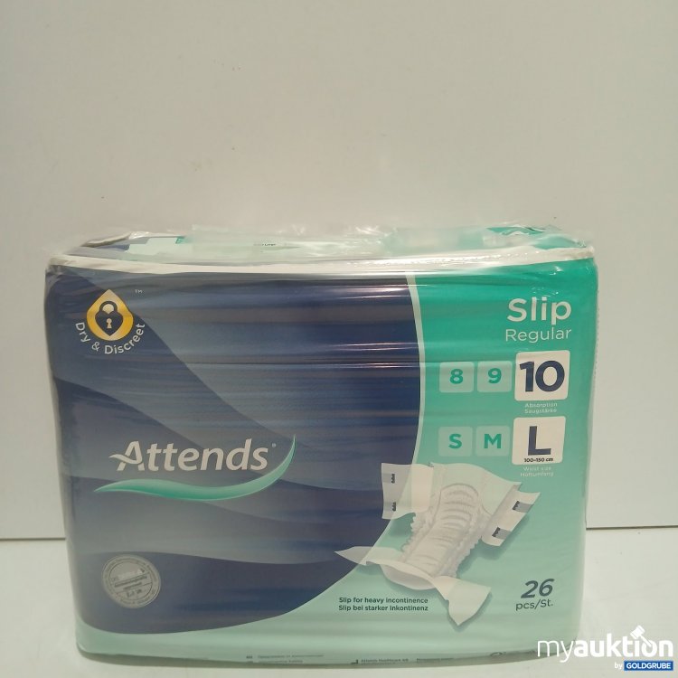 Artikel Nr. 465980: Attends Slip Regular L 26 Stück