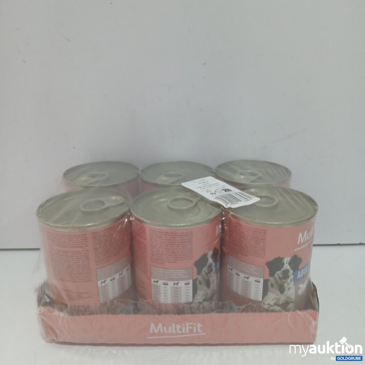 Artikel Nr. 478980 Artikel Nr. 478980: MultiFit Hundefutter Adult Geflügelherzen 6x400g