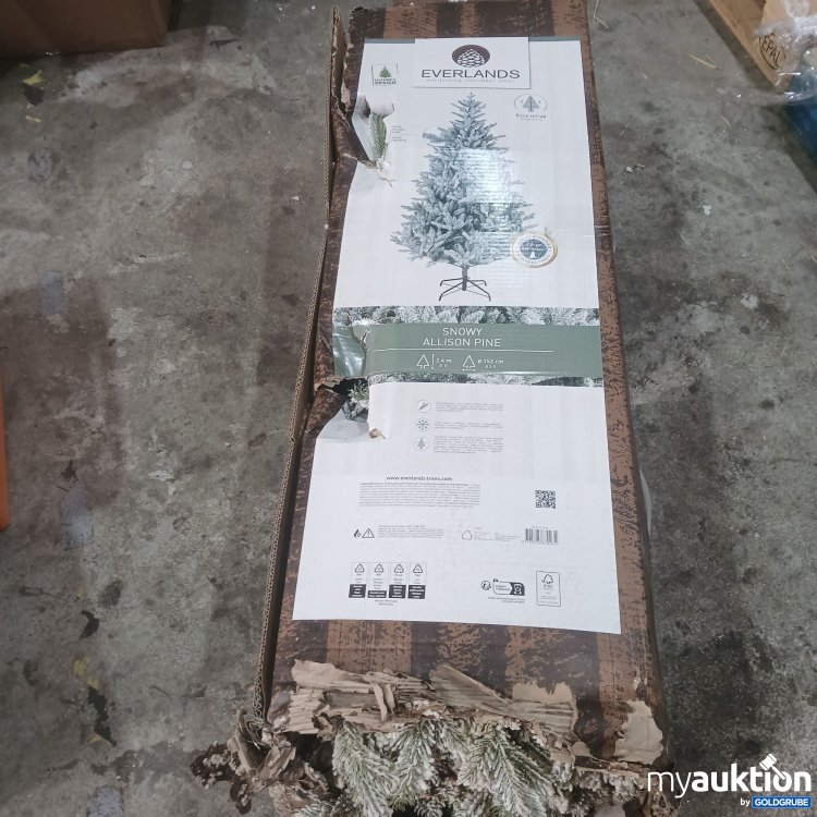 Artikel Nr. 939980: Everlands Snow Allison Pine Kunst Weihnachtsbaum 2,4m ø152cm 