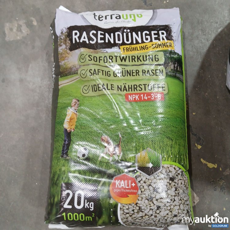 Artikel Nr. 973980: Terrauno Rasendünger Frühling-Sommer 20kg 