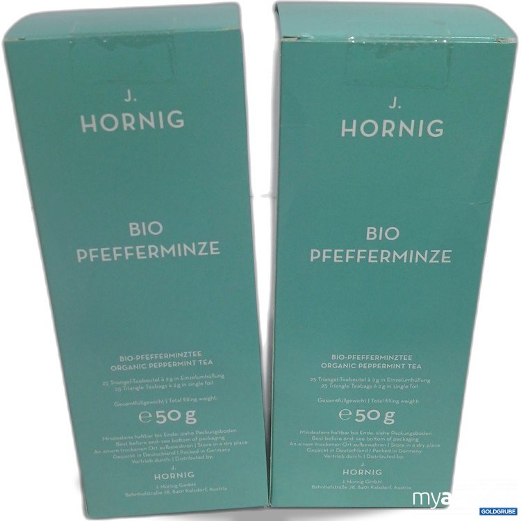 Artikel Nr. 998980 Artikel Nr. 998980: J. Hornig Bio Pfefferminztee 50g