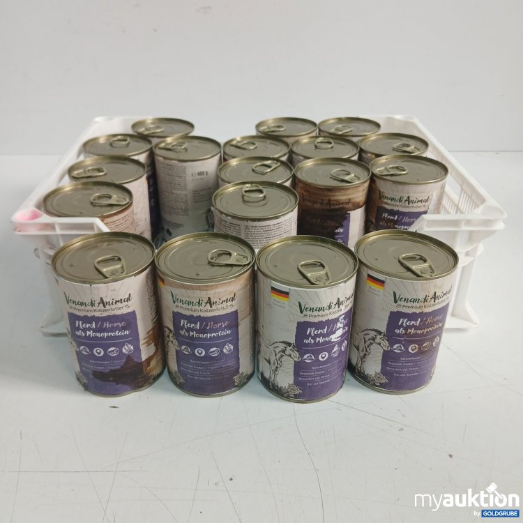 Artikel Nr. 463981: Venandi Animal  Katzenfutter Pferd als Monoprotein 18x 400 g