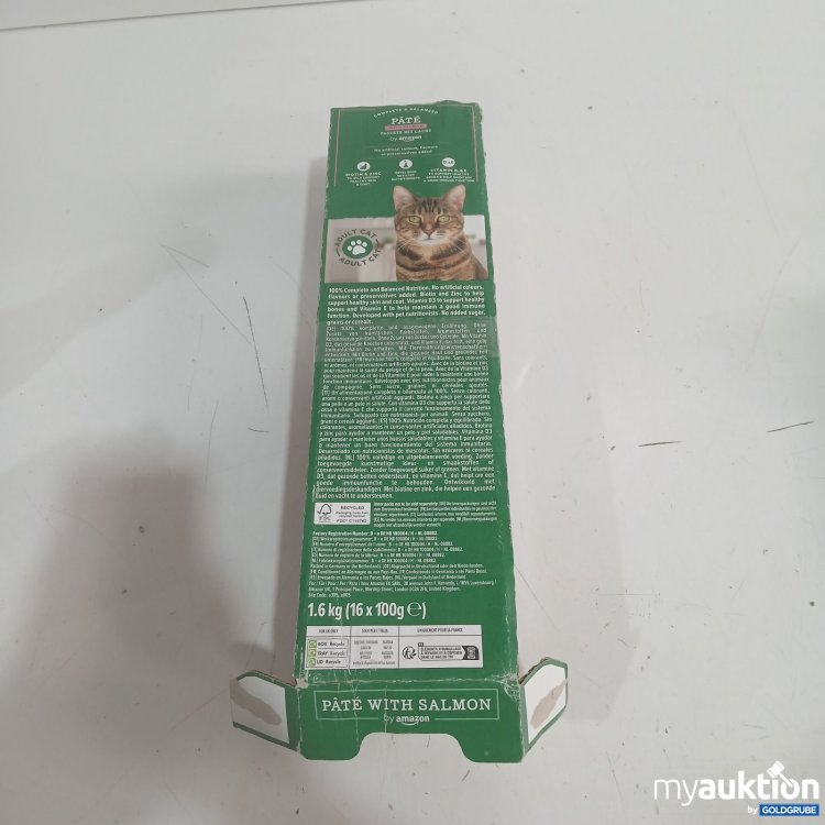 Artikel Nr. 464981: Amazon Katzenfutter Paté mit Lachs