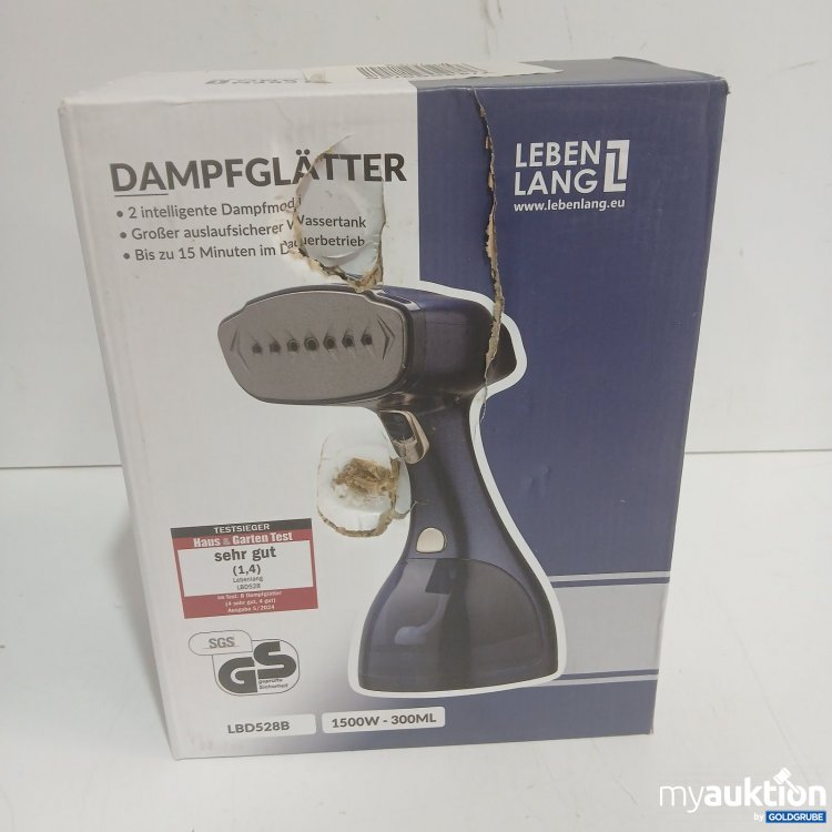 Artikel Nr. 468981 Artikel Nr. 468981: Lebenlang Dampfbügeleisen 1500W LBD528B