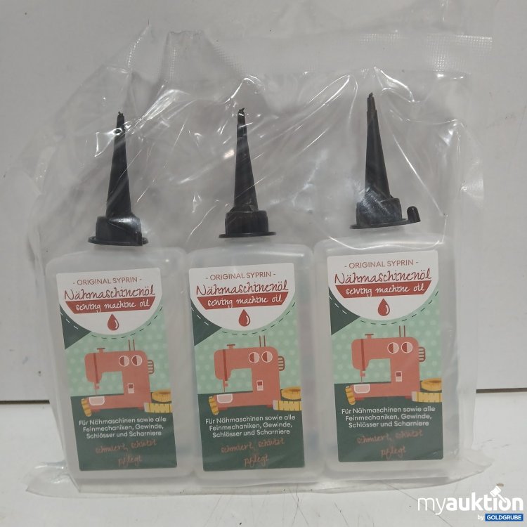 Artikel Nr. 470981 Artikel Nr. 470981: 3x100ml Original Syprin Nähmaschinenöl