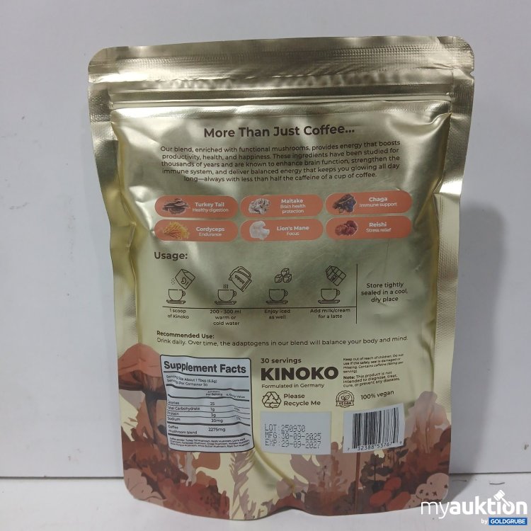 Artikel Nr. 524981: KINOKO Mushroom Coffee vegan 200 g = 30 servings