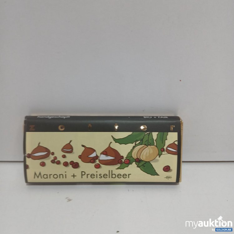 Artikel Nr. 819981: Zotter Schokolade Maroni+Preiselbeer